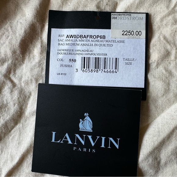 Lanvin Amalia Quilted Leather Shoulder Bag - Picture 11 of 11